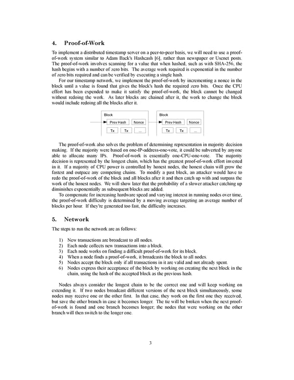 Bitcoin Whitepaper by Satoshi Nakamoto - Page 3