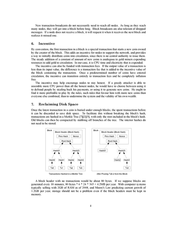 Bitcoin Whitepaper by Satoshi Nakamoto - Page 4