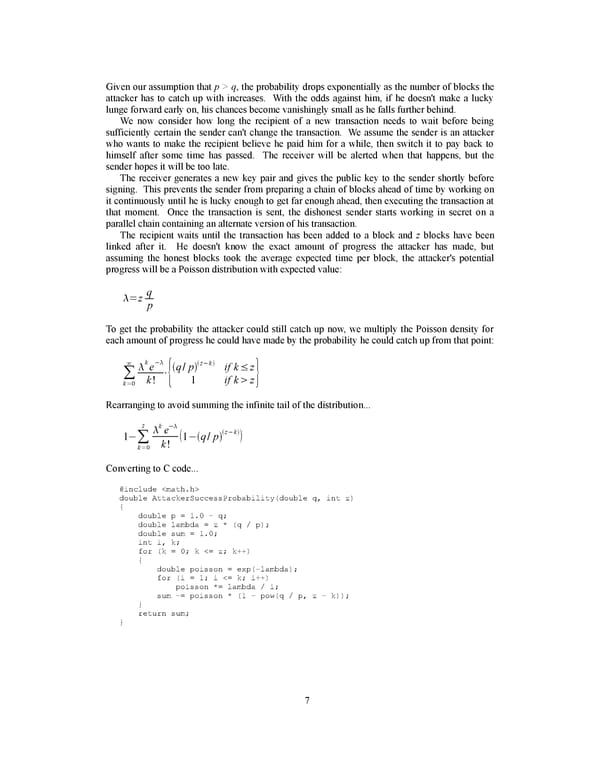 Bitcoin Whitepaper by Satoshi Nakamoto - Page 7