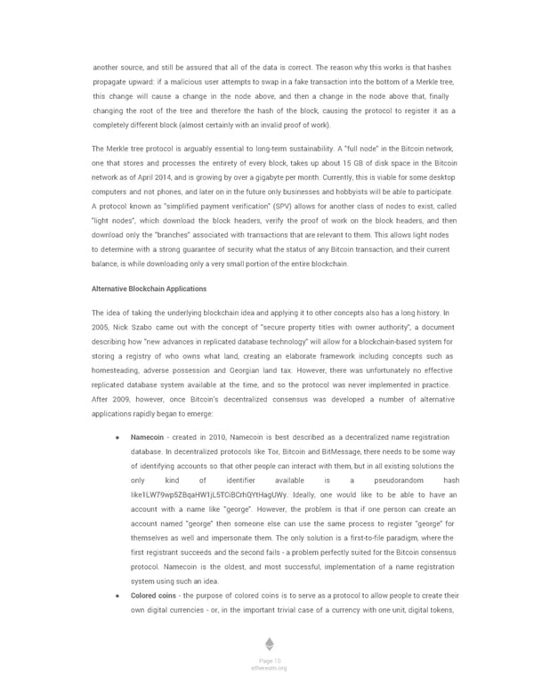 Ethereum White Paper by Vitalik Buterin - Page 11