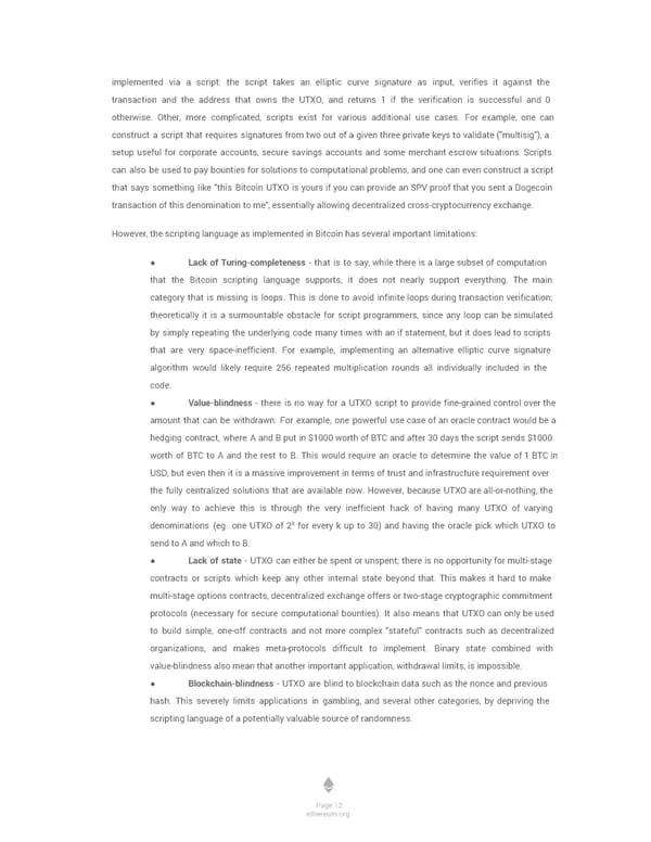 Ethereum White Paper by Vitalik Buterin - Page 13