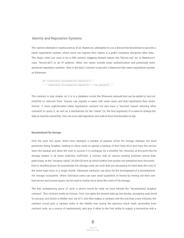 Ethereum White Paper by Vitalik Buterin - Page 25